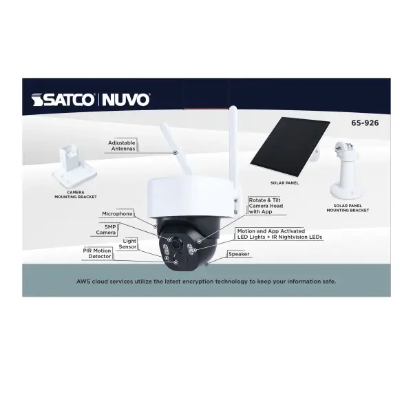 Starfish Smart Outdoor Pan & Tilt Security Camera with Solar Panel - Image 15