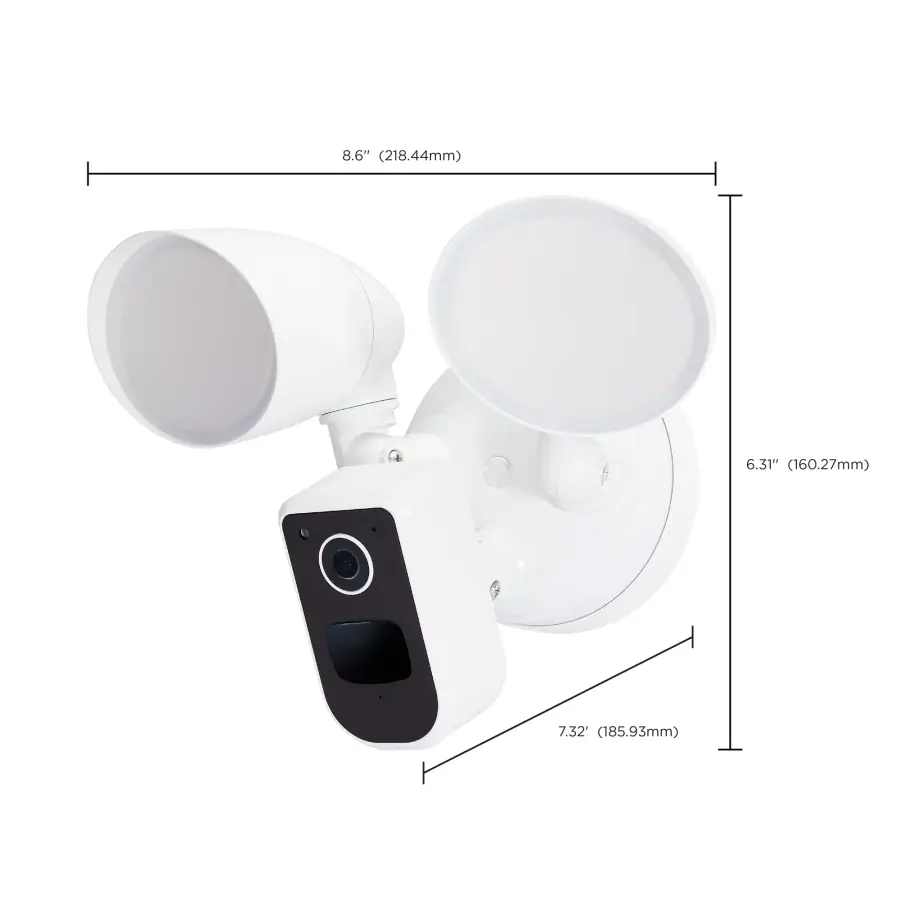 Smart Security Bullet Light with Camera - White - Image 16