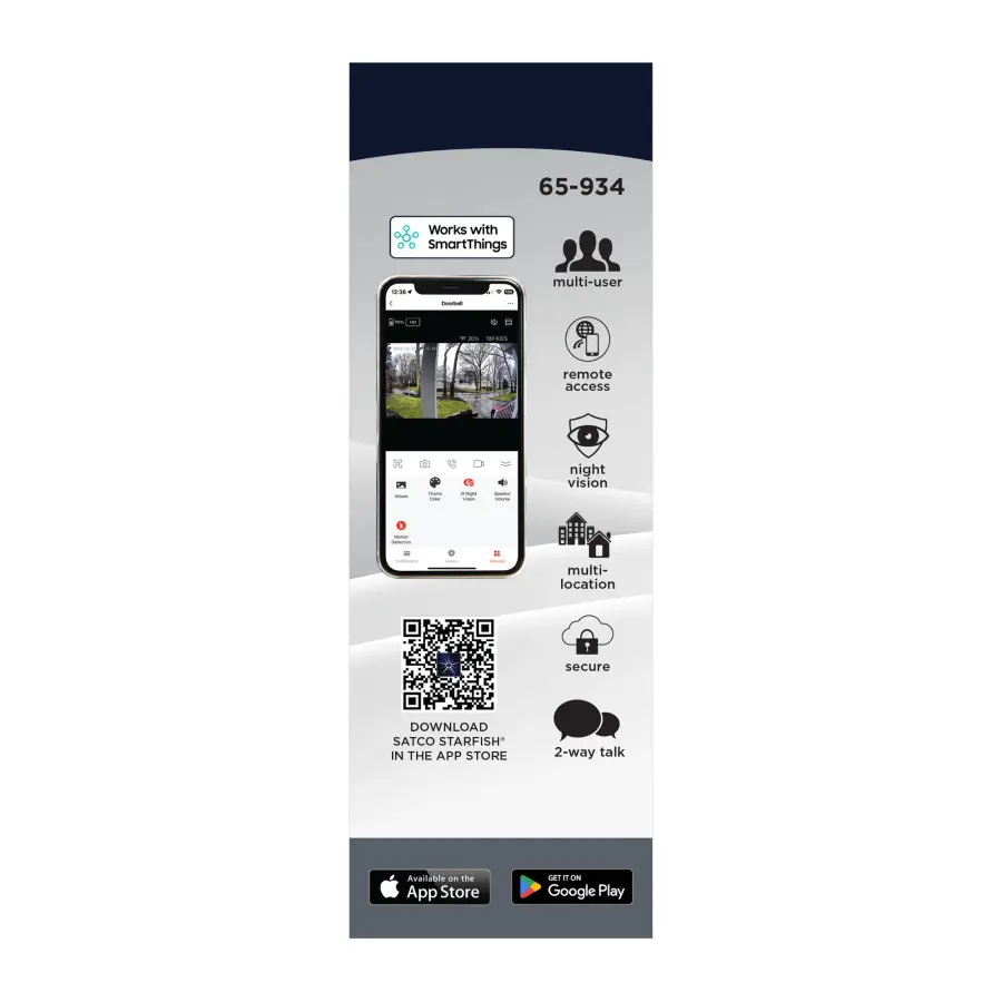 Starfish Smart Doorbell Security Camera with Chime - Image 19