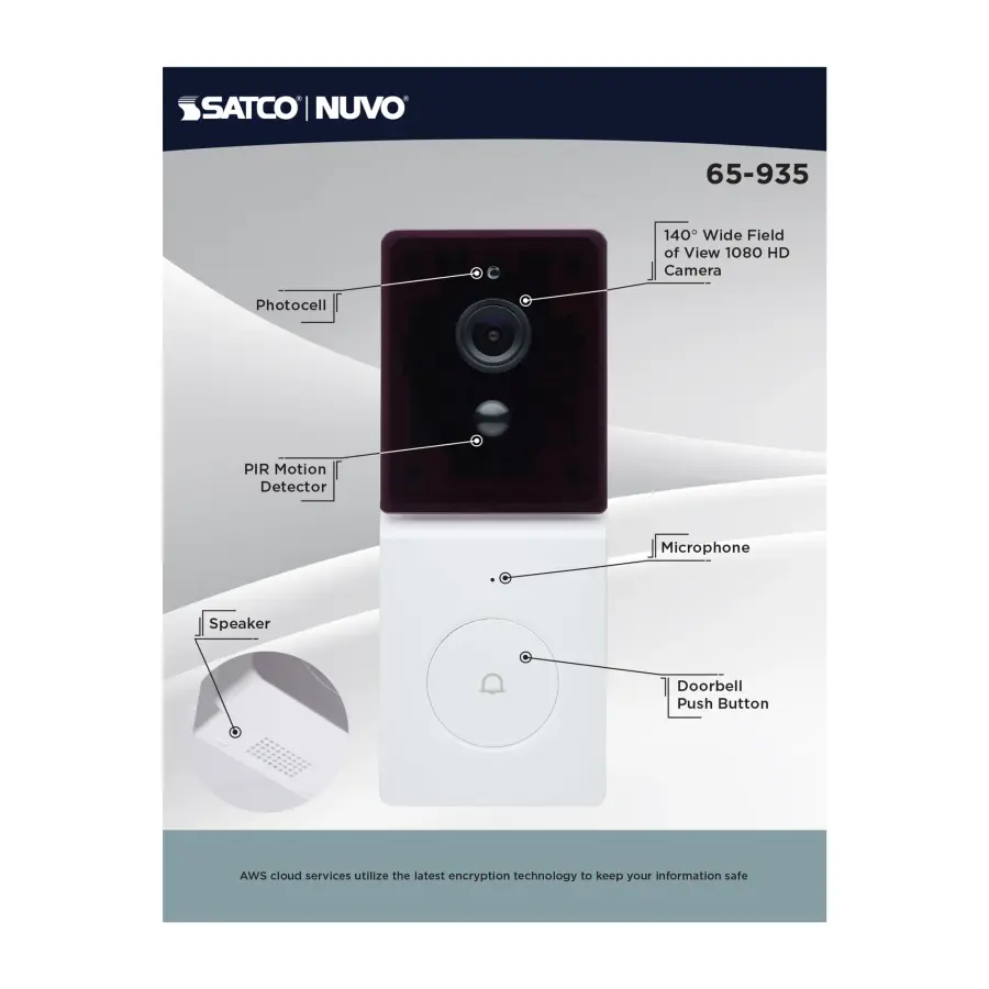 Starfish Smart Doorbell Security Camera with Chime - Image 13