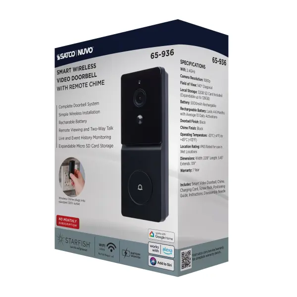 Starfish Smart Doorbell Security Camera - Image 16