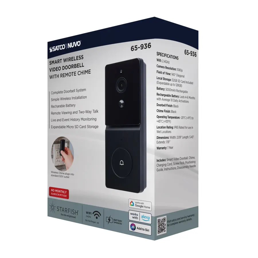 Starfish Smart Doorbell Security Camera - Image 16