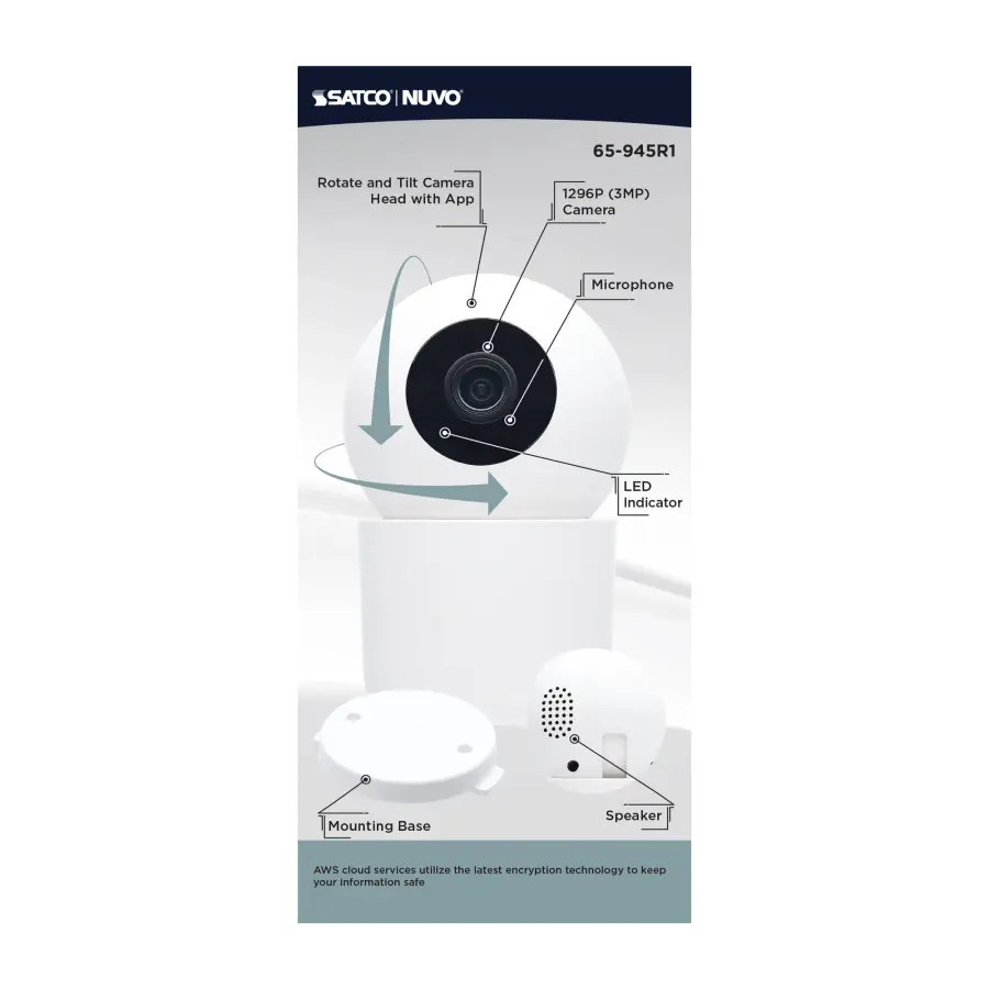 Starfish Smart Indoor Pan & Tilt Security Camera - Image 2