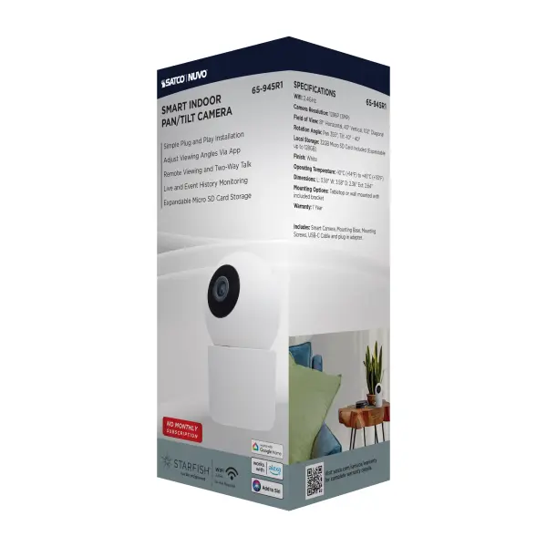 Starfish Smart Indoor Pan & Tilt Security Camera - Image 5