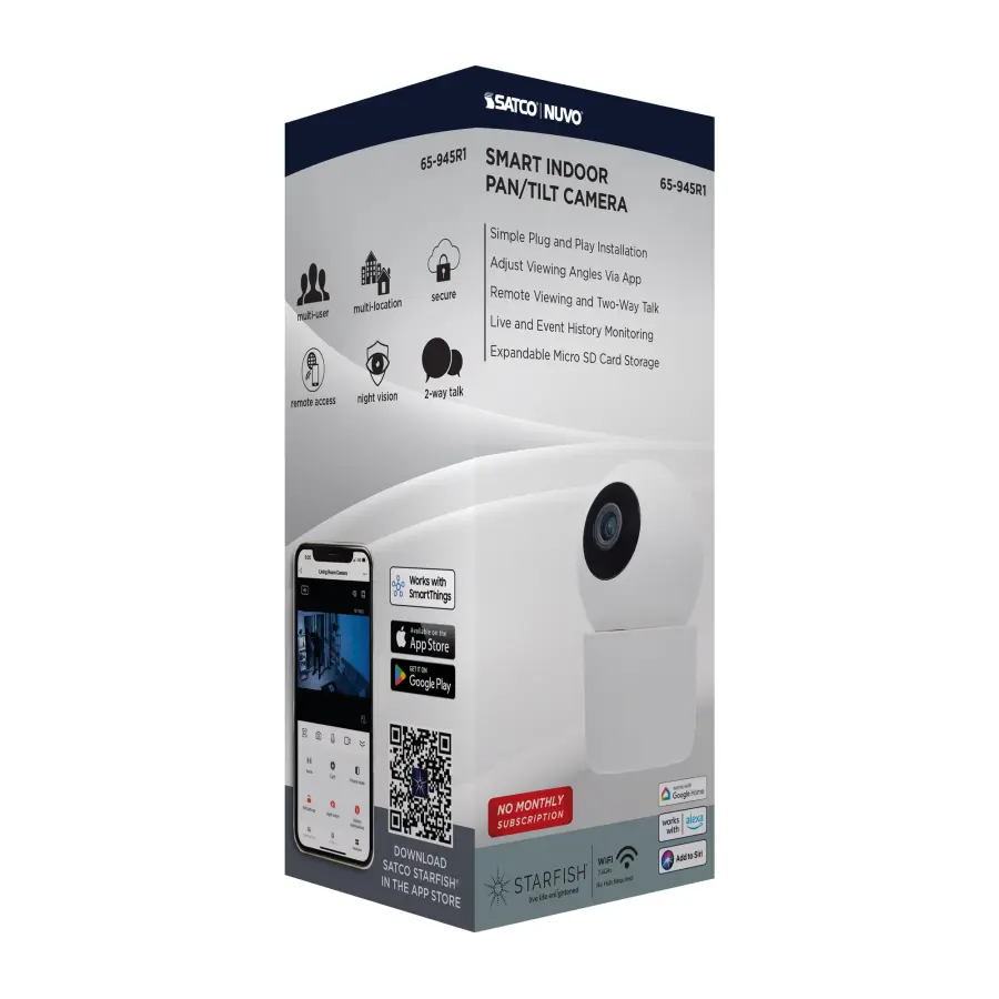Starfish Smart Indoor Pan & Tilt Security Camera - Image 6