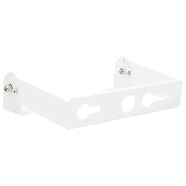 This white-finished yoke mount provides a sturdy mounting solution for shop lights and utility fixtures. Designed for commercial-grade durability, it's ideal for workshops, garages, and industrial spaces.