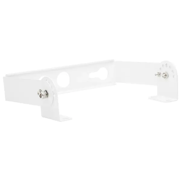 This white-finished yoke mount provides a sturdy mounting solution for shop lights and utility fixtures. Designed for commercial-grade durability, it's ideal for workshops, garages, and industrial spaces. - alternate view
