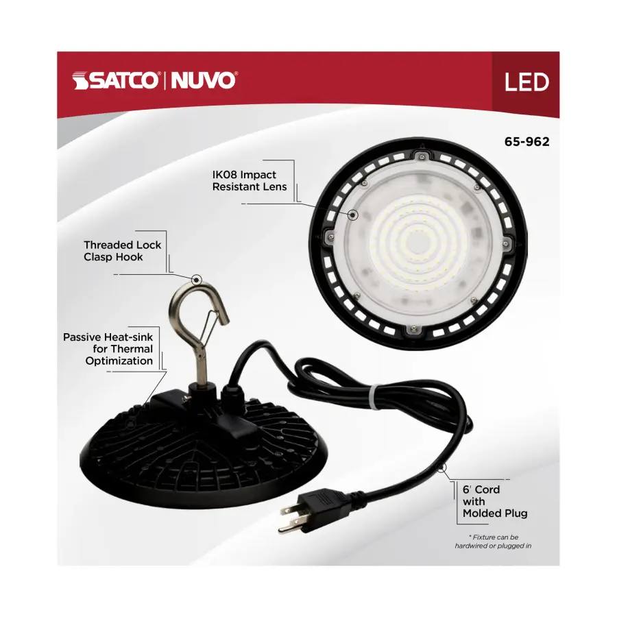 Hi-Pro LED Shop Light - 60W, 5000K, Black - Image 13