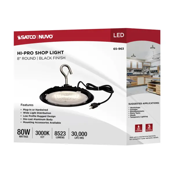 Hi-Pro LED Shop Light - 80W, 3000K - Image 18