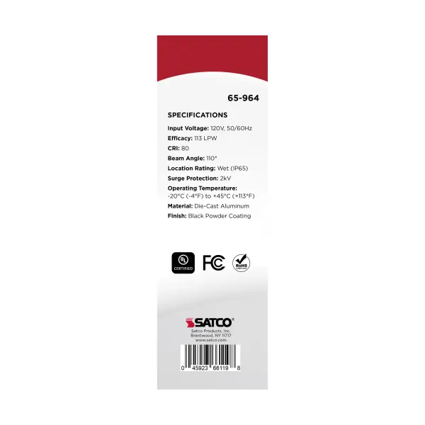 Hi-Pro 80W LED Shop Light - 8" Black - Image 15