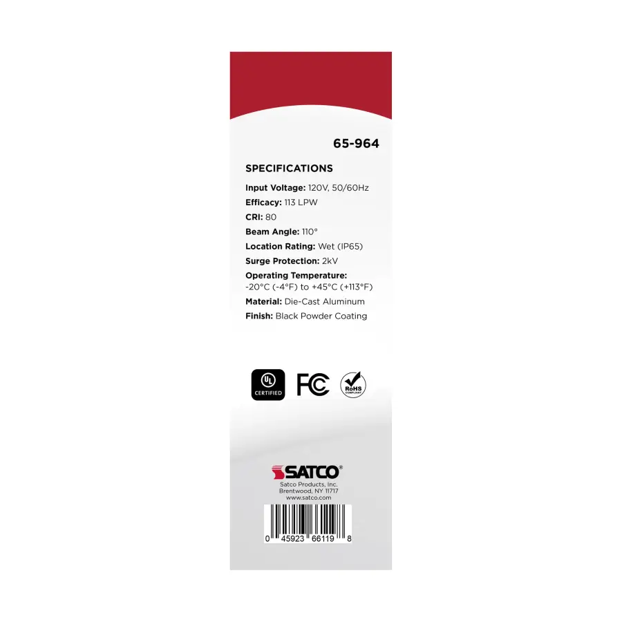 Hi-Pro 80W LED Shop Light - 8" Black - Image 15
