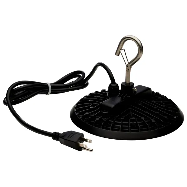 SATCO NUVO's Hi-Pro Shop Light delivers 9,210 lumens of bright 5000K daylight illumination, perfect for task-intensive environments. With IK08 impact-resistant lens and wet location rating, it's built for durability. - alternate view