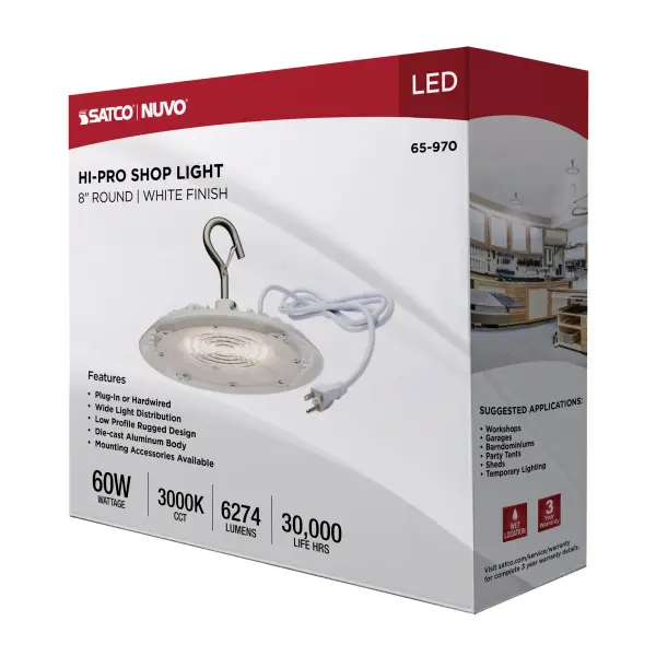 Hi-Pro LED Shop Light - 60W, 3000K - Image 18