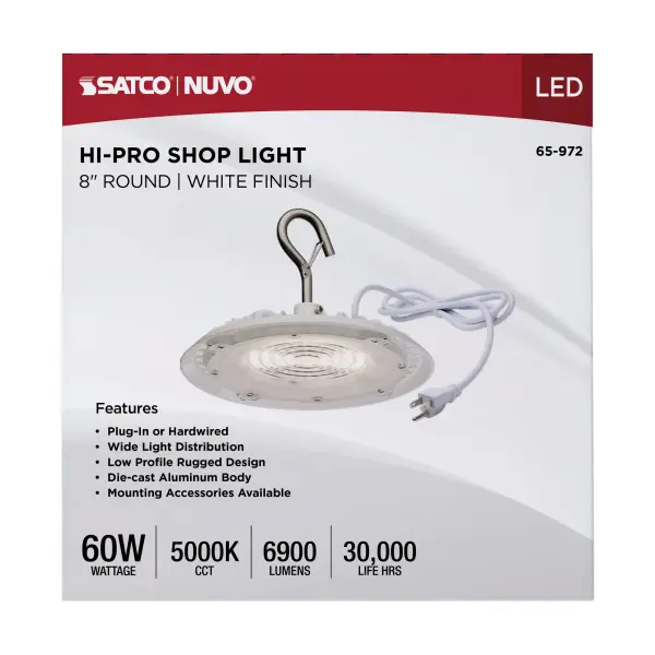 Hi-Pro LED Shop Light - 60W, 5000K Daylight - Image 12