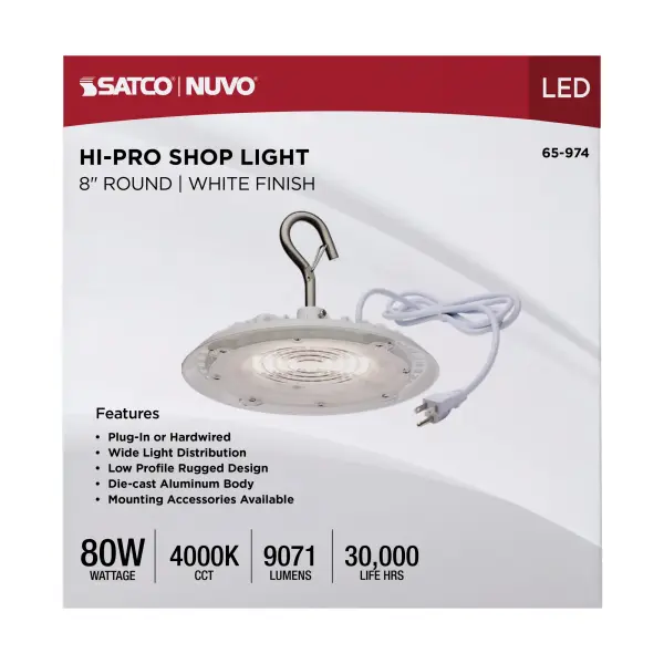 Hi-Pro LED Shop Light - 80W, 4000K - Image 12
