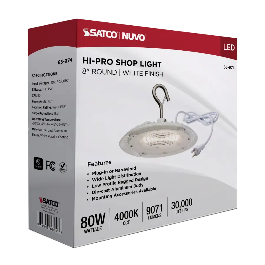 Hi-Pro LED Shop Light - 80W, 4000K - Image 17