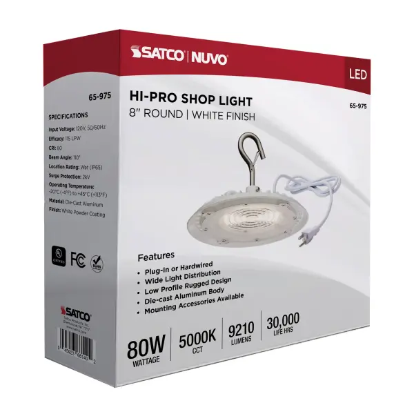 Hi-Pro LED Shop Light - 80W, 5000K Daylight - Image 17