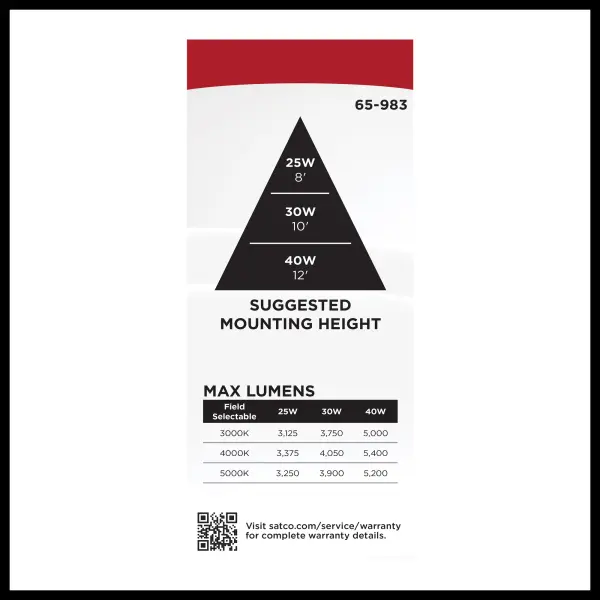 10" LED Canopy Fixture with Motion Sensor - Image 12