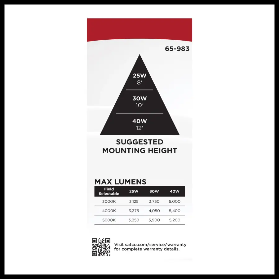 10" LED Canopy Fixture with Motion Sensor - Image 12