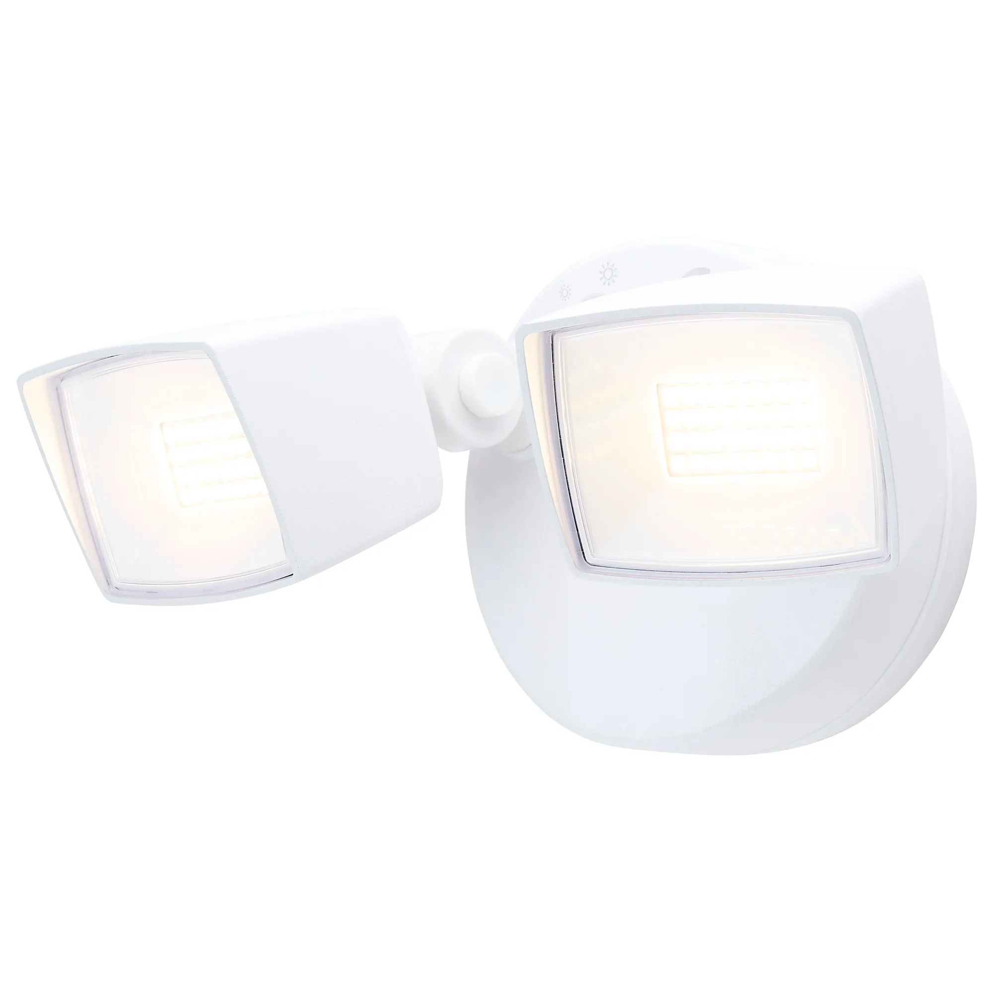 Dual Head LED Security Flood Light with Motion Sensor