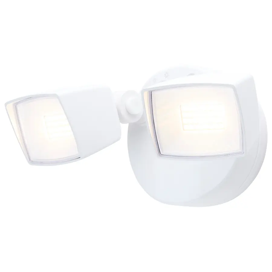 Dual Head LED Security Flood Light with Motion Sensor - Image 1
