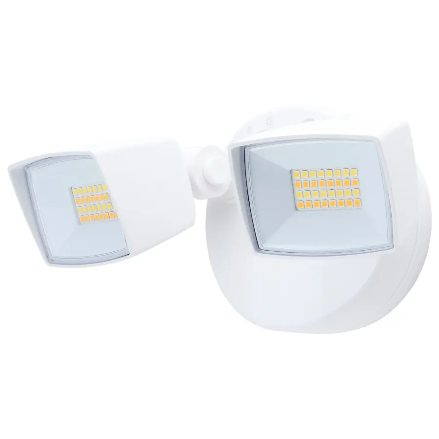 Dual Head LED Security Flood Light with Motion Sensor - Image 2