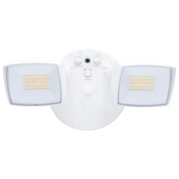 Dual Head LED Security Flood Light with Motion Sensor - Image 3