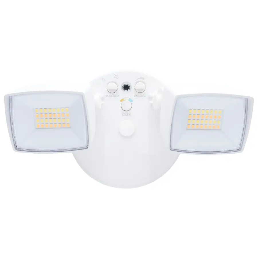 Dual Head LED Security Flood Light with Motion Sensor - Image 3