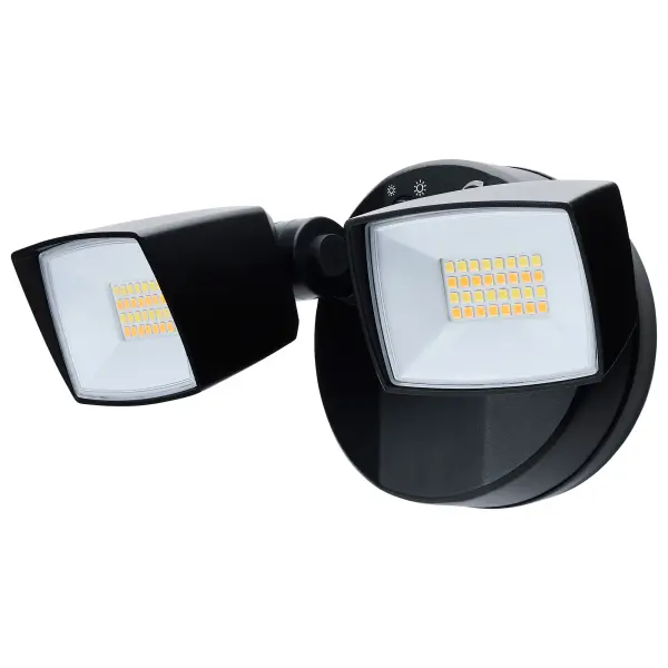Dual Head LED Security Flood Light with Motion Sensor - Image 2