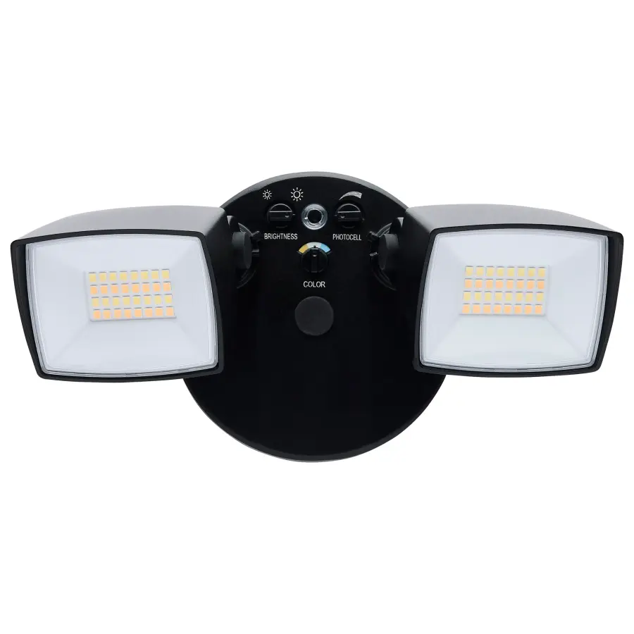 Dual Head LED Security Flood Light with Motion Sensor - Image 3