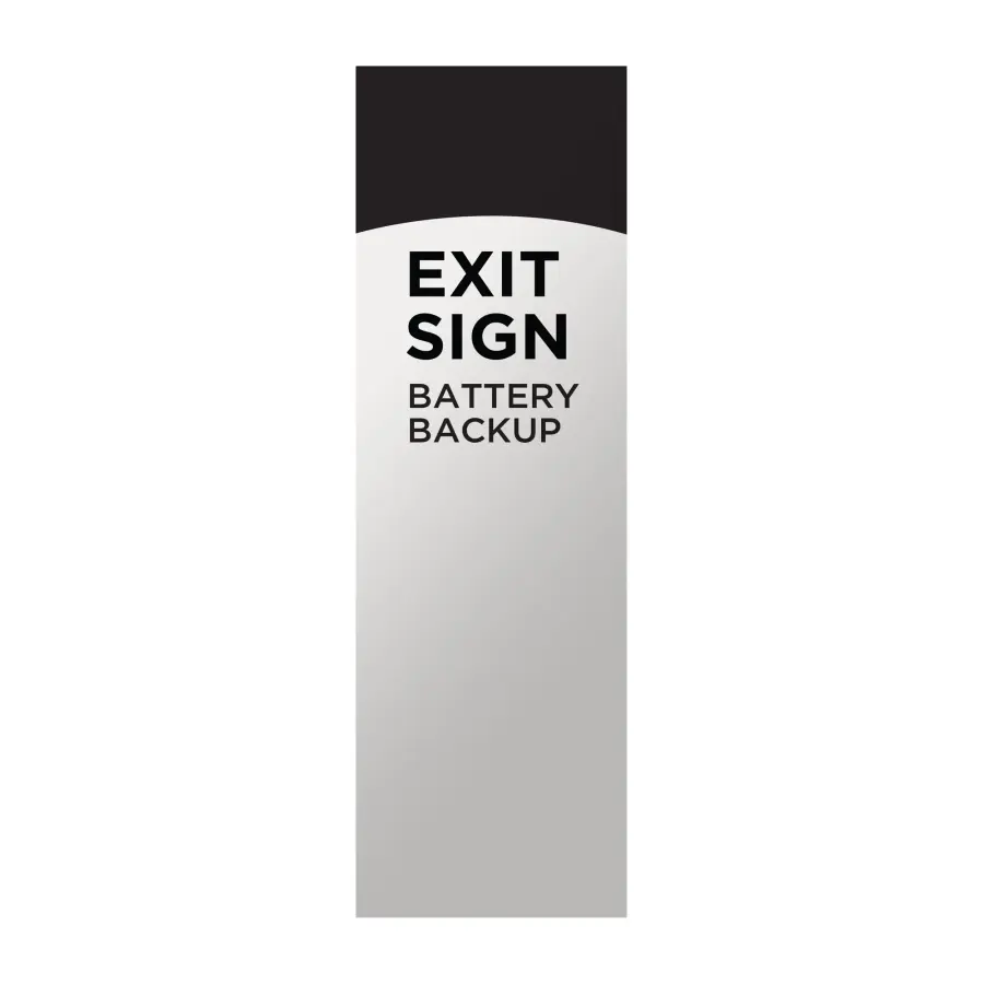 Red LED Exit Sign with 90-Minute Battery Backup - Image 5
