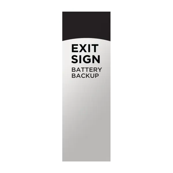 Red LED Exit Sign with 90-Minute Battery Backup - Image 6