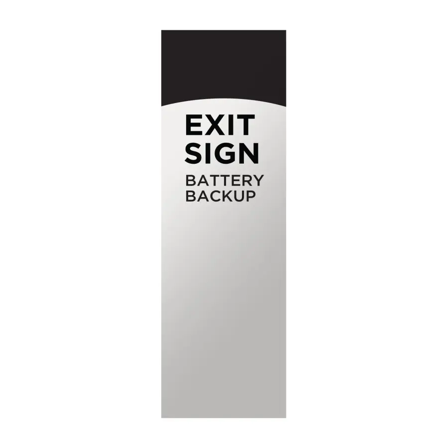 Red LED Exit Sign with 90-Minute Battery Backup - Image 6