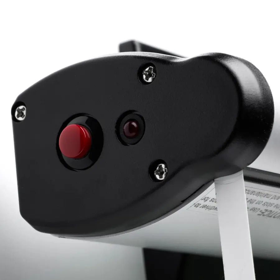 Red Mirror Edge-Lit LED Exit Sign with Battery Backup - Image 3