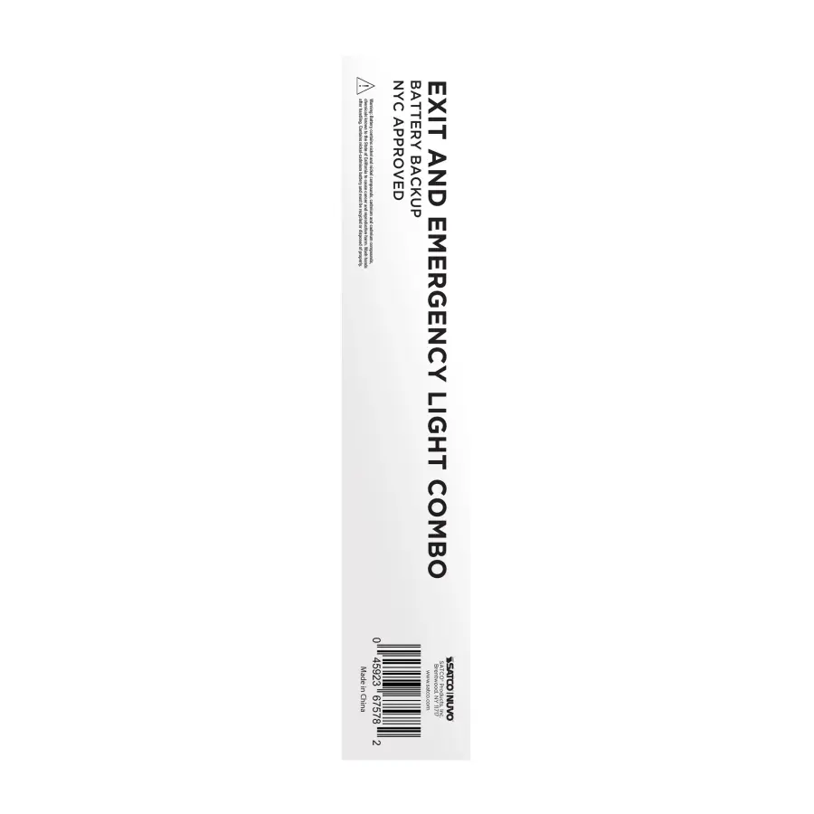 NYC Approved LED Exit Sign with Emergency Light Combo - Image 11
