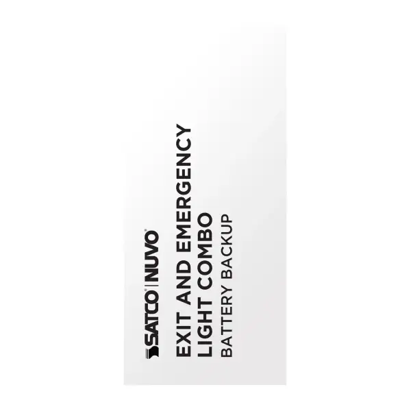 LED Exit Sign & Emergency Light Combo - Green - Image 8