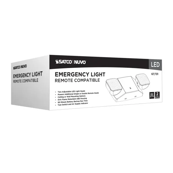 LED Emergency Light with Battery Backup - Dual Head - Image 12
