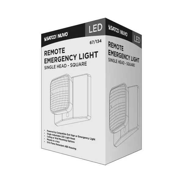 Remote Emergency Light with Battery Backup - Single Head - Image 8