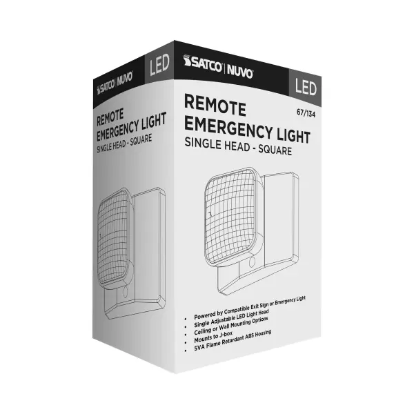 Remote Emergency Light with Battery Backup - Single Head - Image 9