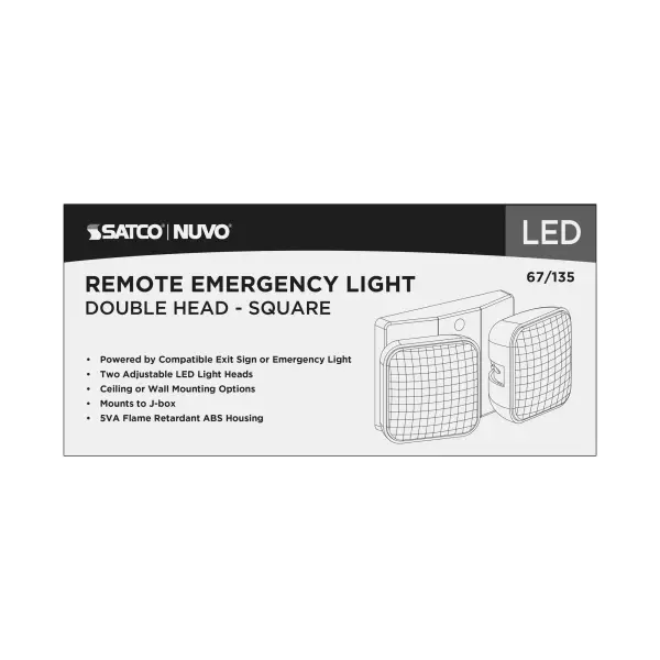 Remote Emergency Light with Dual Head Battery Backup - Image 7