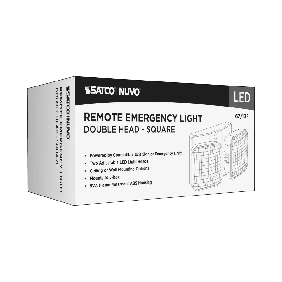 Remote Emergency Light with Dual Head Battery Backup - Image 10