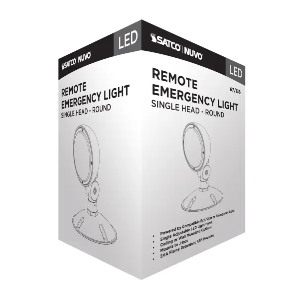 Remote Emergency Light with Single Head - Image 11
