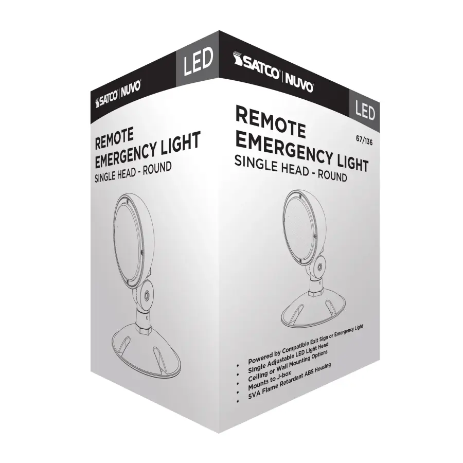 Remote Emergency Light with Single Head - Image 11