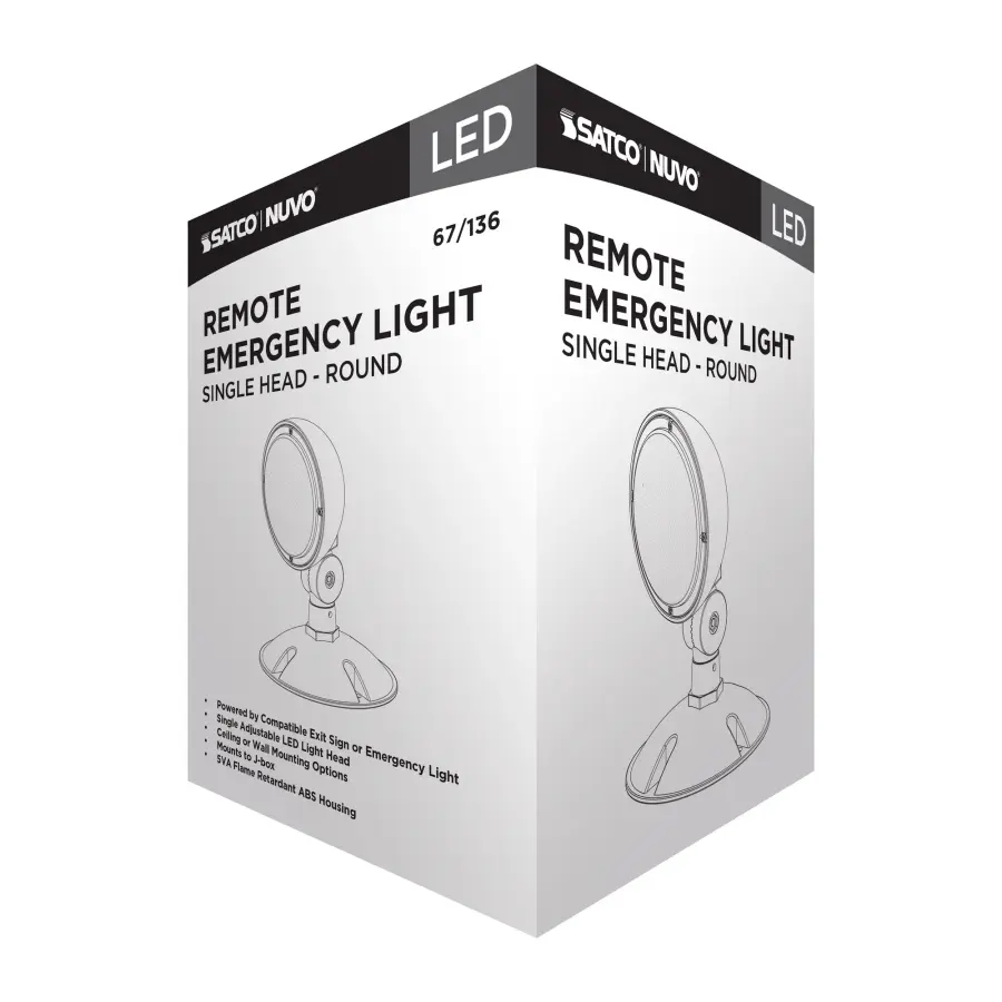 Remote Emergency Light with Single Head - Image 10