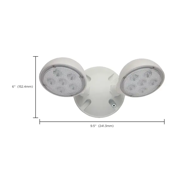 Remote Emergency Light - Double Head with Battery Backup - Image 12