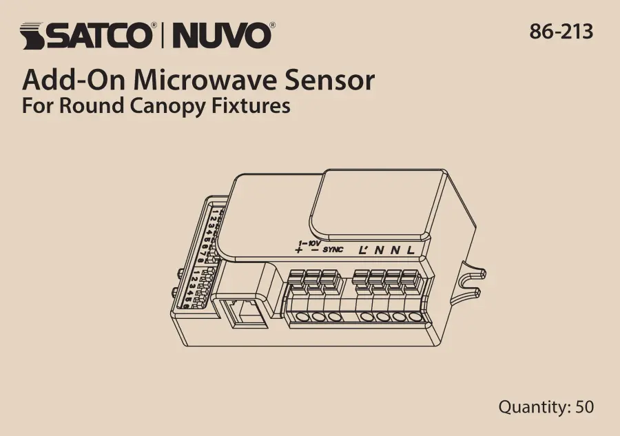 Microwave Motion Sensor Accessory for Round Canopy Fixtures - Image 12