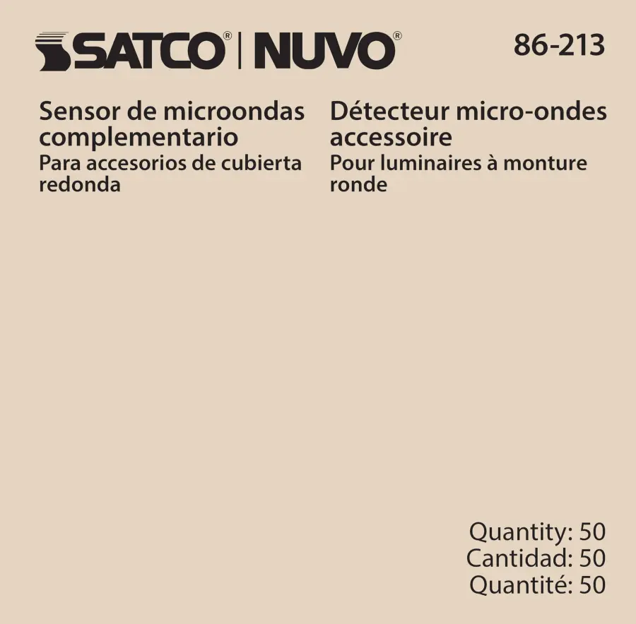 Microwave Motion Sensor Accessory for Round Canopy Fixtures - Image 13