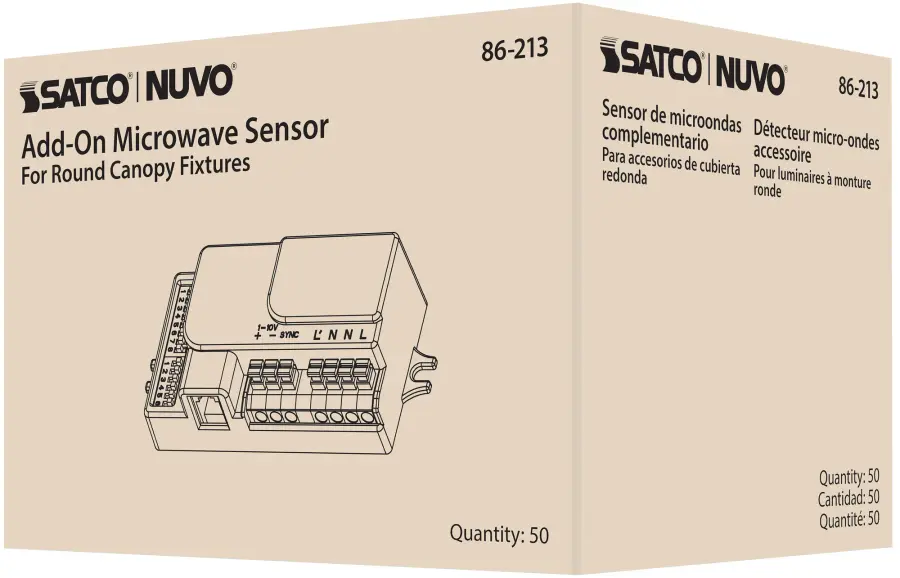 Microwave Motion Sensor Accessory for Round Canopy Fixtures - Image 15