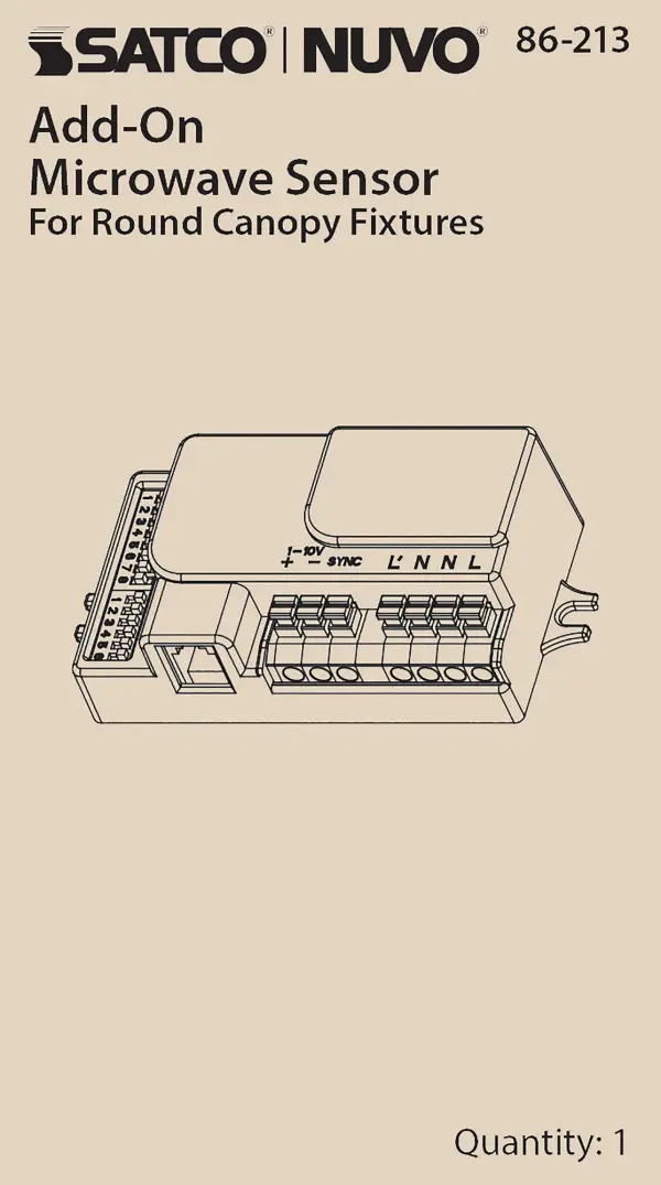 Microwave Motion Sensor Accessory for Round Canopy Fixtures - Image 6