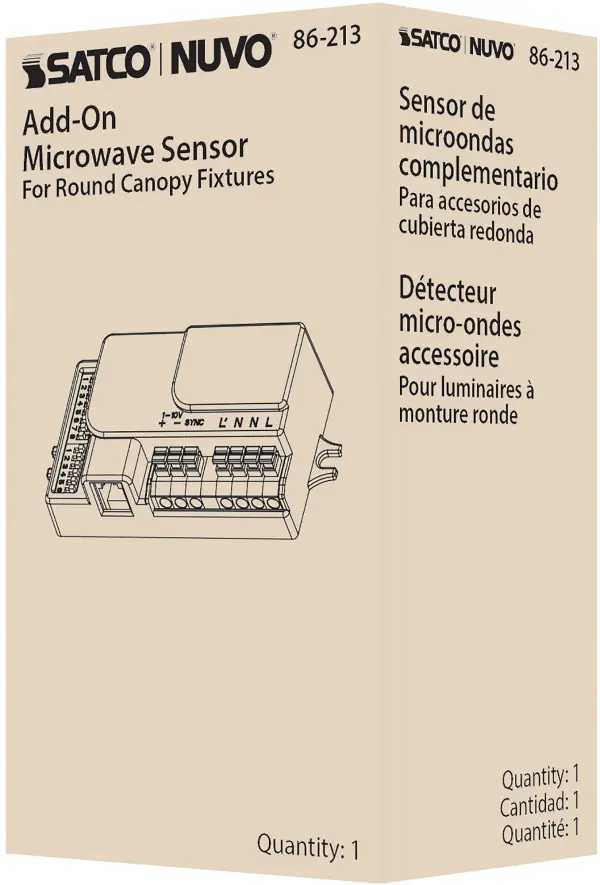 Microwave Motion Sensor Accessory for Round Canopy Fixtures - Image 9
